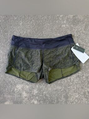 Lululemon Speed Shorts 2.5” Lined Women’s Size 8 W7A19S Stretch Wicking Athletic